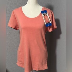 Kirkland Signature Women's Scoop Neck Tee NWT Size L